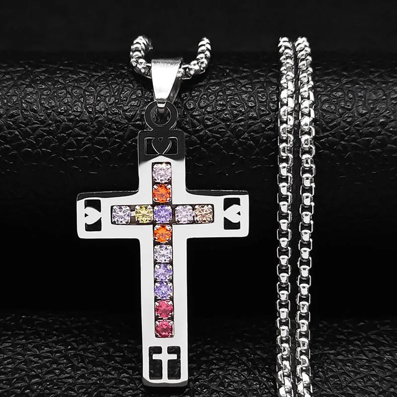 Catholic Jesus Cross Necklace <3