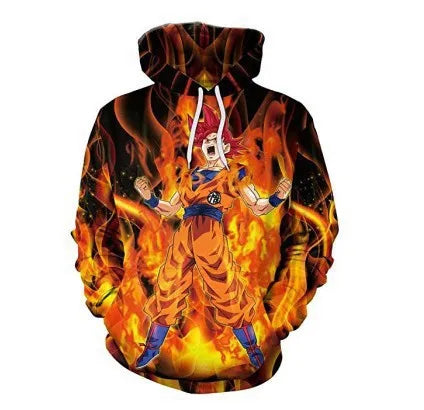 Winter Oversized Dragon Ball Hoodie