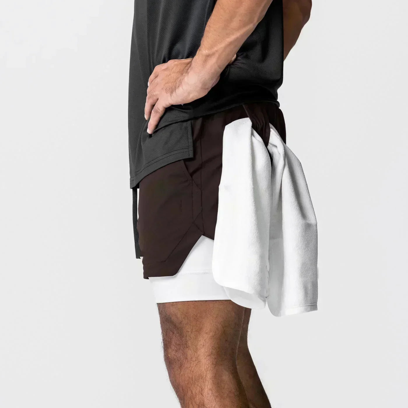 Dragon Ball Men's Double Layer 2-in-1 Shorts