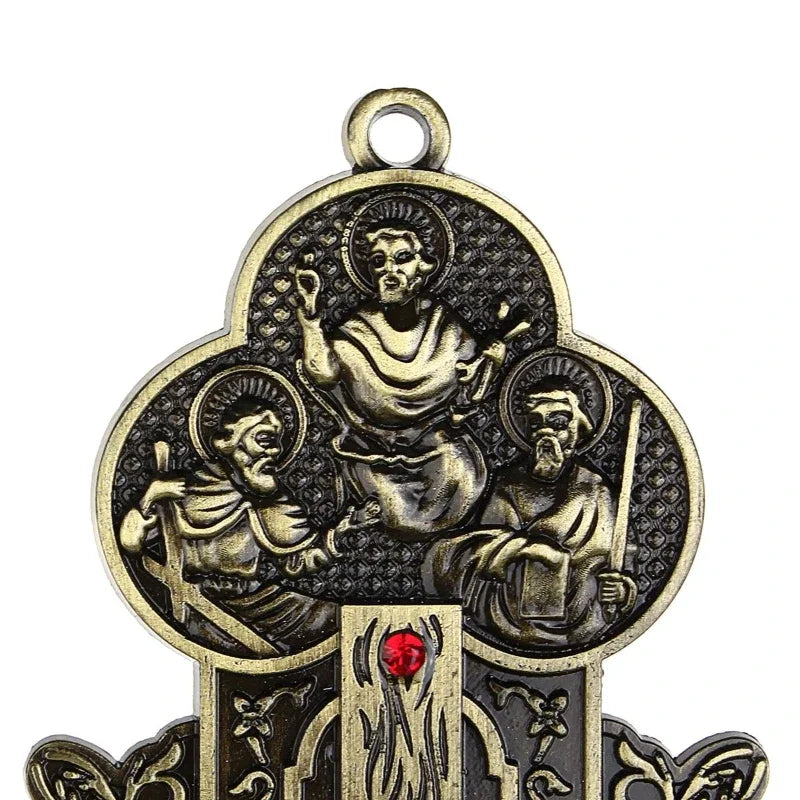 Church Relics  Crucifix Jesus Christ on The Stand