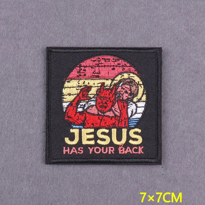 Embroidery Patch Positive Slogan