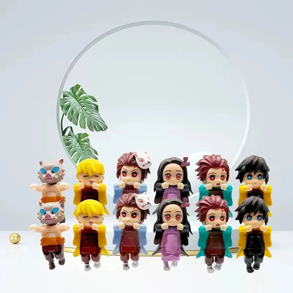 2025 Demon Slayer Hippers Blind Box Mini Action Figures