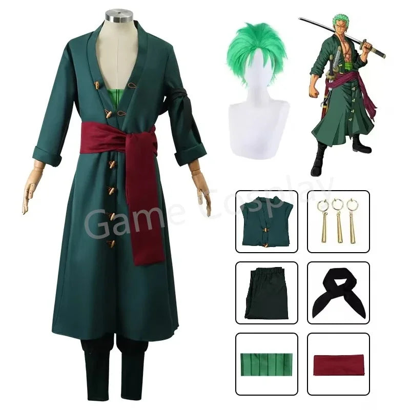 One piece Roronoa Zoro Cosplay Costume