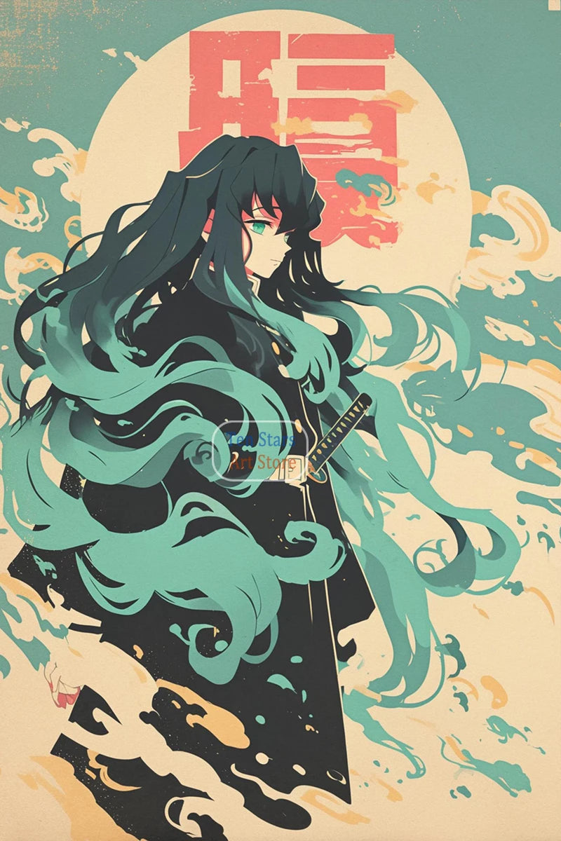 Demon Slayer Poster/Wall Pictures Home Room Decor