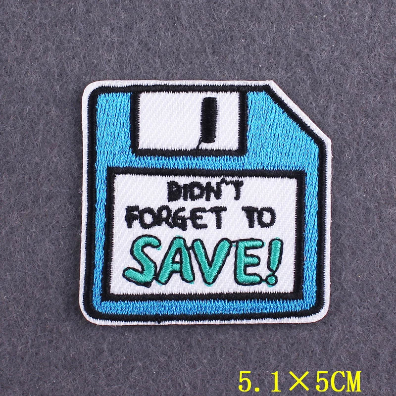 Embroidery Patch Positive Slogan
