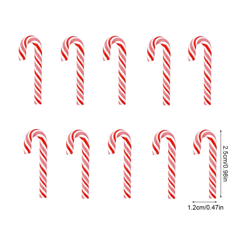 Mini Candy Cane Christmas Decoration