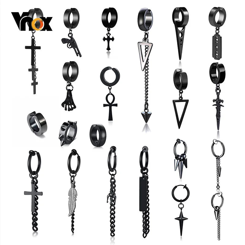 Vnox Earrings for Men Women